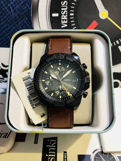 FOSSIL-ORIGINAL-WITH BOX-NEW WATCH-SEIKO CITIZEN CASIO