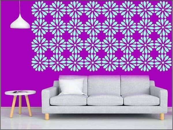 Mandala Flower Reusable Stencil for Canvas and Wall Painting