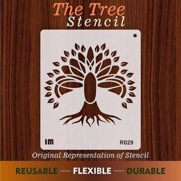 Calligraphy Reusable Stencil for Canvas and Wall Painting – ID#29