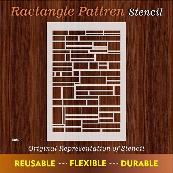 Reusable Pattern Stencil for Canvas and Wall Painting id 490