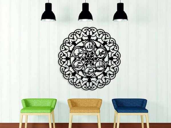 Tree Branches 3 Panels Wall Sticker - Tree of Life, Interior Decor 60x48 cm