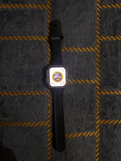 APPLE WATCH ULTRA STYLE 49mm orange and black strap