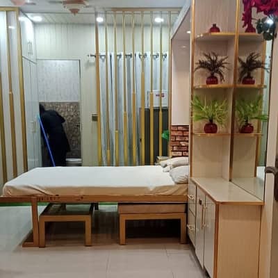 1BHK Fully Furnished Flat available For Rent In Block H-3 Johar Town Lahore