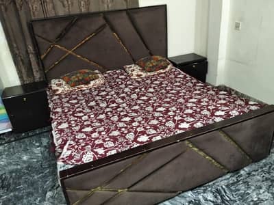 Bed with side tables & Dressing table