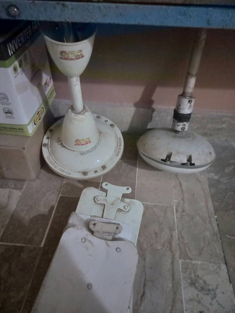 دوعدد چلتے ہوئے پنکھے برائے فروخت 0