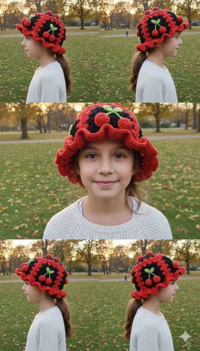 Wollen Headgear for Girls and Women