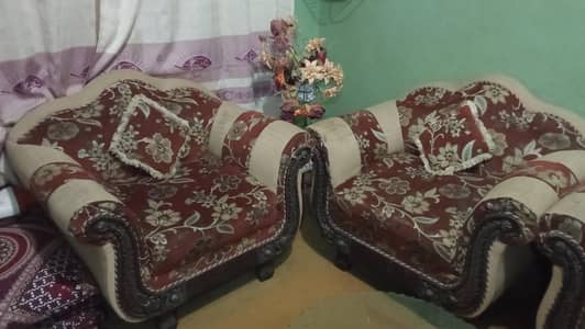 Wood Furniture & Sofa Set. .