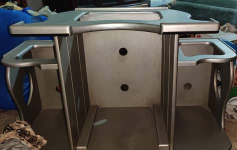 Solid Wood TV Trolley / Side Décor Showcase – Strong & Stylish