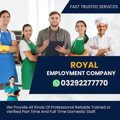 House maids, Maid, Baby Sitter, Chef, Home Cook, Patient Care, Driver