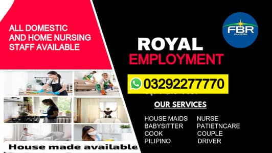 We Provide House Maids, Driver, Filipino, Couples, Patient Care, Cook