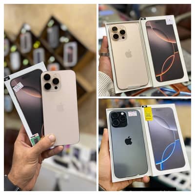 Apple Iphone 16 Pro Max 256GB PTA Approved Physical +E-SIM Full Box