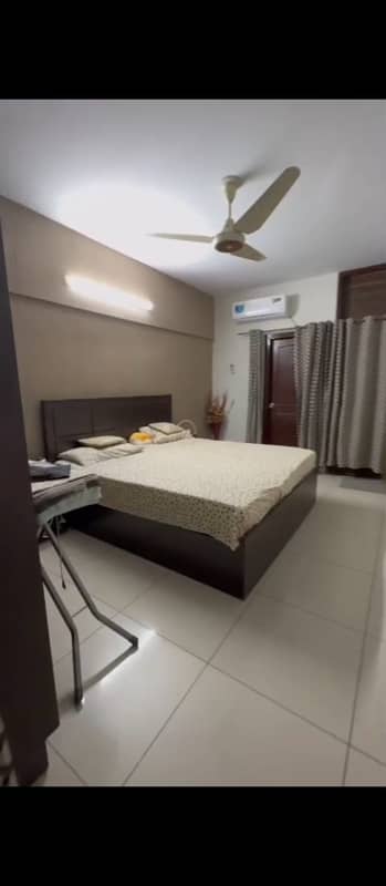 2 Bed Drawing Lounge Apartment + Extra Land For Sale Palm Residency, Phase 1, Block 3A, Gulistan-e-Johar