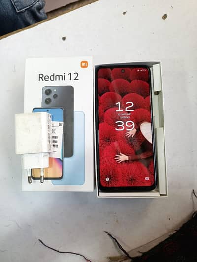redmi 12 10/10 8/128 box charger
