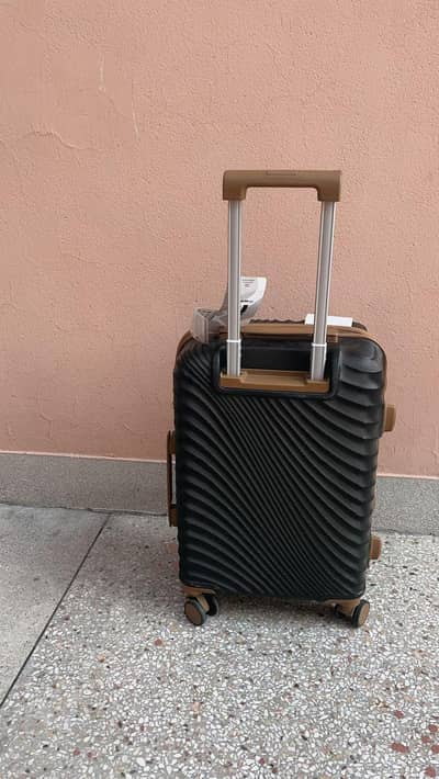 imported travel suitcase