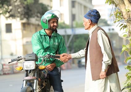 Baike rider available Korangi to DHA
