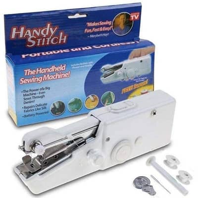 Handy Stitch Portable Handheld Sewing Machine – Cordless & Easy Use