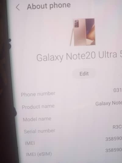 Samsung Note20 Ultra