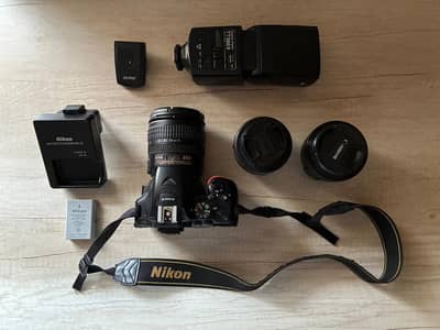 Nikon D5600 DSLR + Lenses + accessories