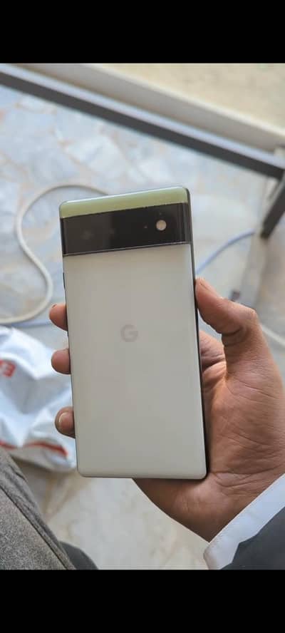 Google pixel 6 with original charger. exchange possible   03041023675