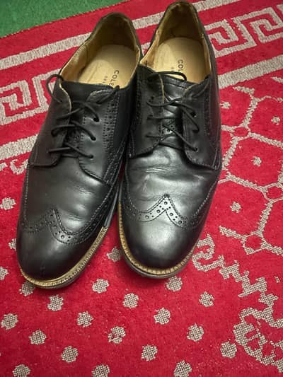 black Oxford shoes