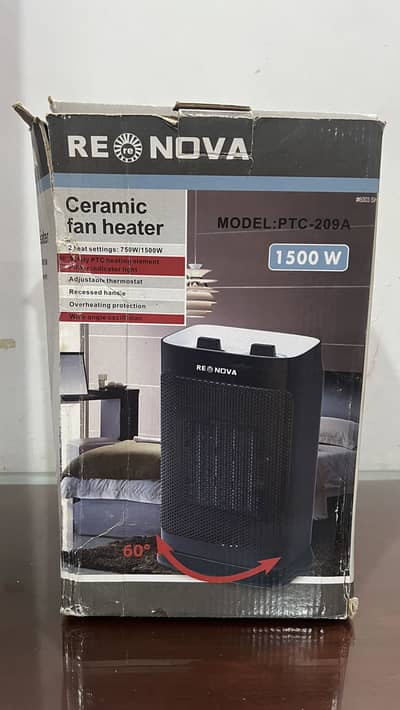 Renova electric ceramic fan heater