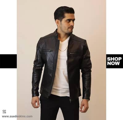 Plane leather jackets /available color/ brown / black