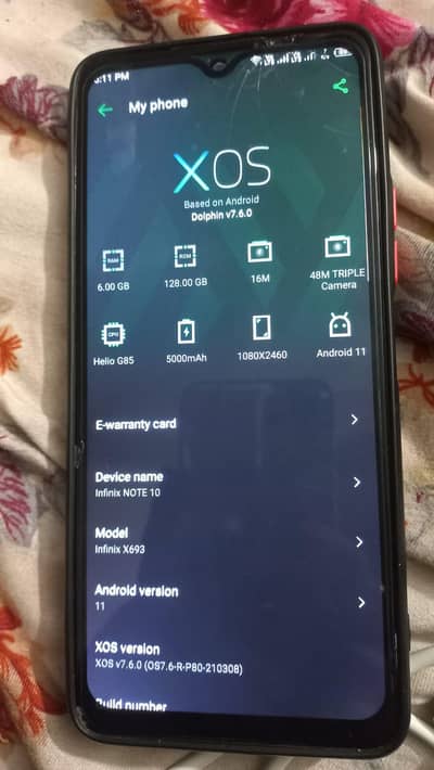 Infinix Note 10 6GB 128GB