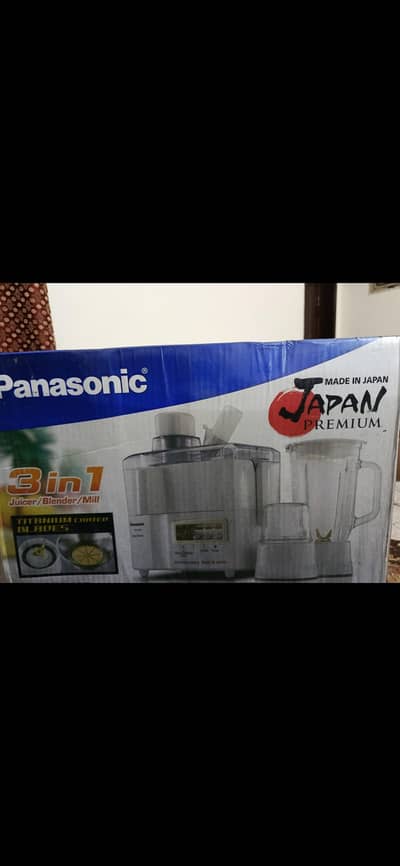 panasonic juicer  blender  unused plastic pack made in japan