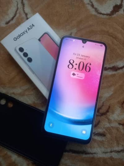 Samsung A24 with box Pta official approved