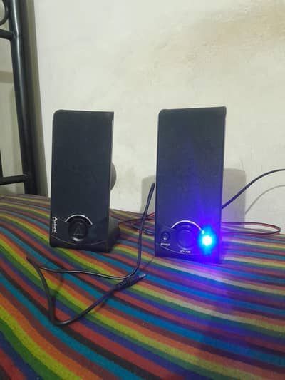 Speakers use with laptop computer mobile led
