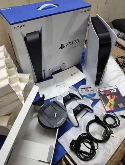 Ps5 Slim Game Disk Edition 2 Controller 1Tb