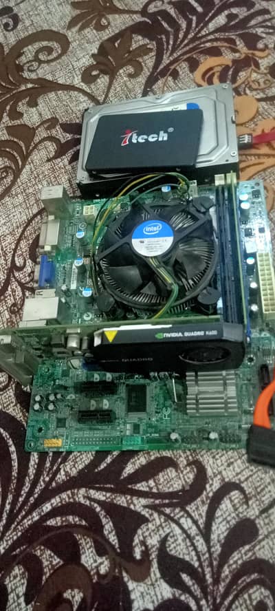 motherboard combo 6 items this package