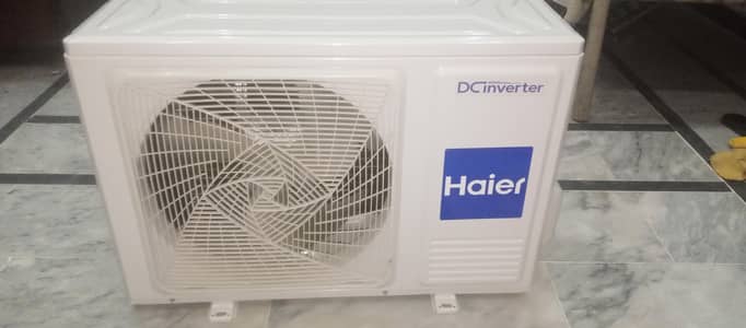 haier inverter  1 ton ac 1 month use warranty card para ha