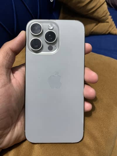 Iphone 15 pro max for sale PTA approved natural titanium