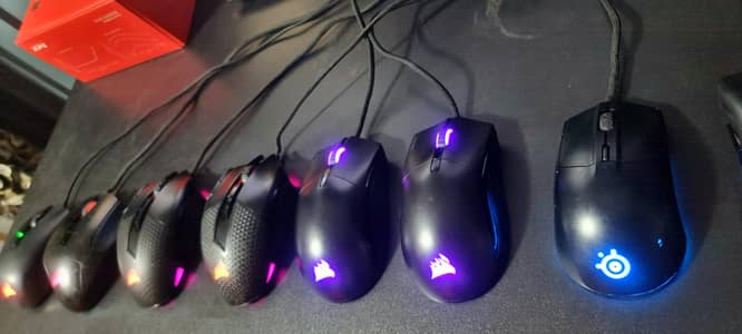 RGB Gaming Mouse For PC & Laptop - Corsair, Logitech