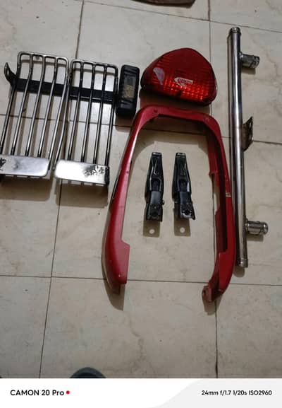 safe guard,foot rests,seat plastics,back light