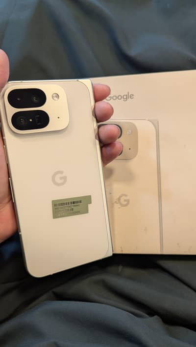 Google pixel 9 pro fold with box