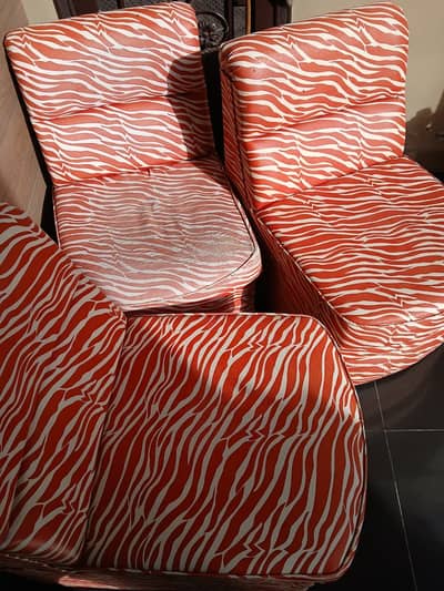 Set of 3 single seater sofa