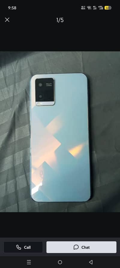 vivo y21 4+1/64 gb glass cahgne he bs 10/9 condition