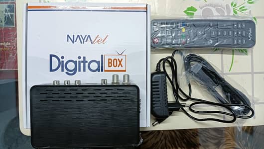 Nayatel Digital tv Box just box open for Sale