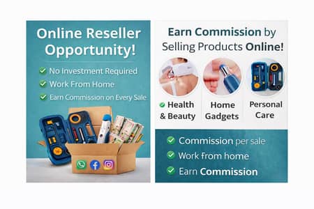 Online Reseller Required – Commission Based Work From Home