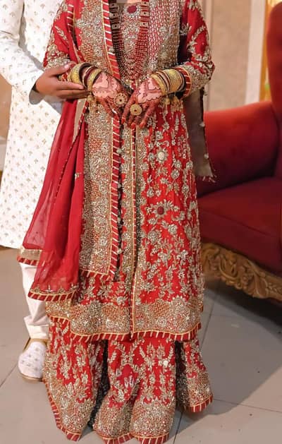 Barat shirt lehnga for urgent sale