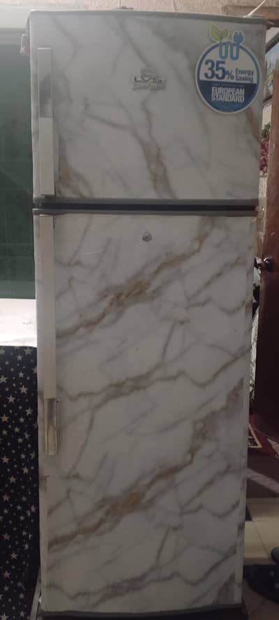 2 door freezer in box Thora SA damage he