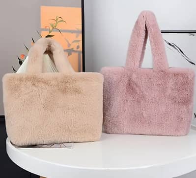 Imported Faux Fur Women Handbags