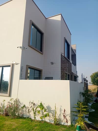 Beautiful corner house with green lande Available