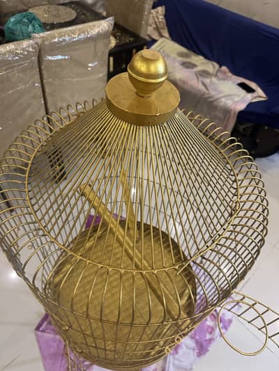 Fancy Golden Birds Cage