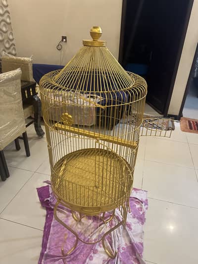 Fancy Golden Birds Cage