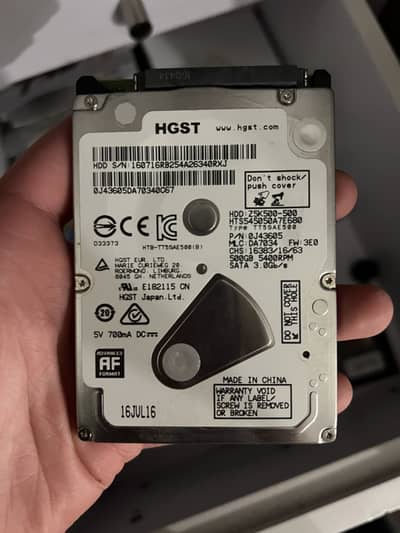 HGST original hdd 500gb