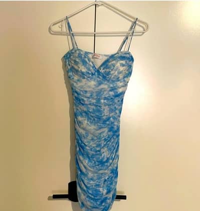 women dress mix colour