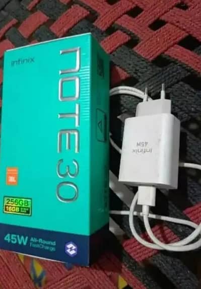 infinix note 40 charger 45 watt
